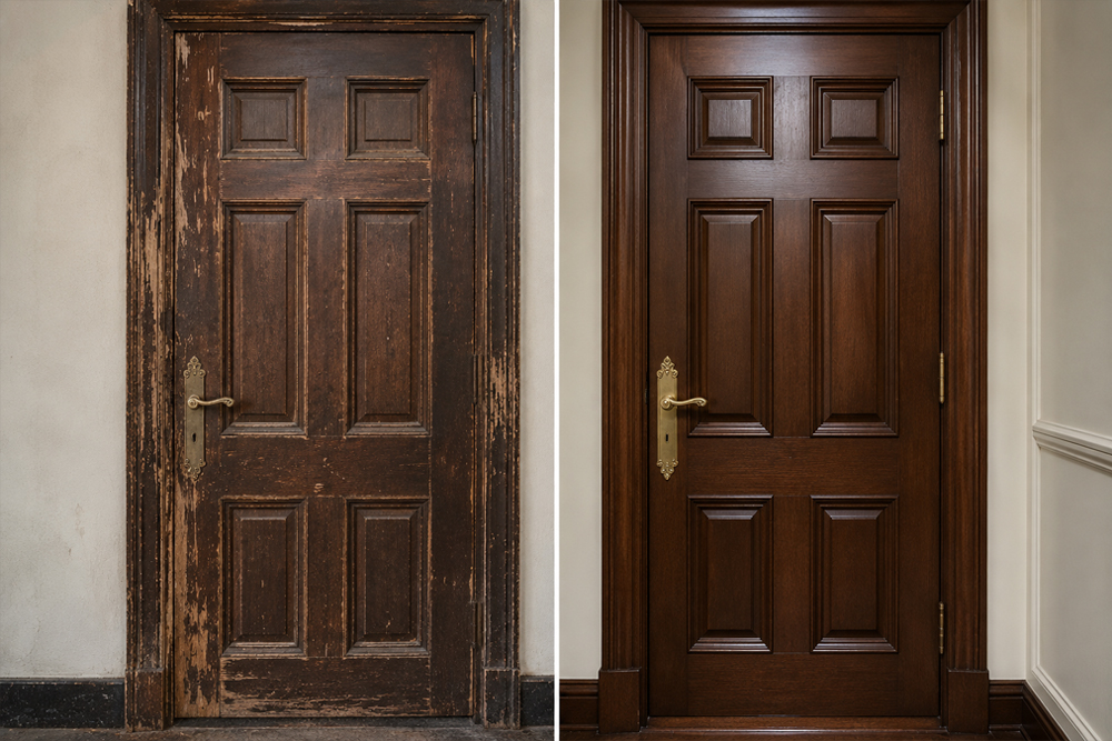 Wood Door Restoration Services in Manhattan