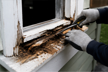 Rotten Window Frame Repair in Nassau County, NY