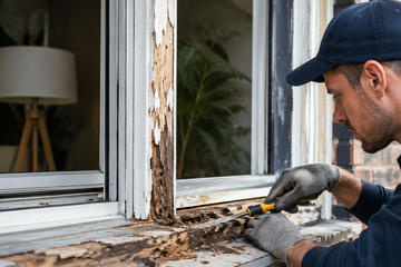 Rotten Window Frame Repair in Brooklyn